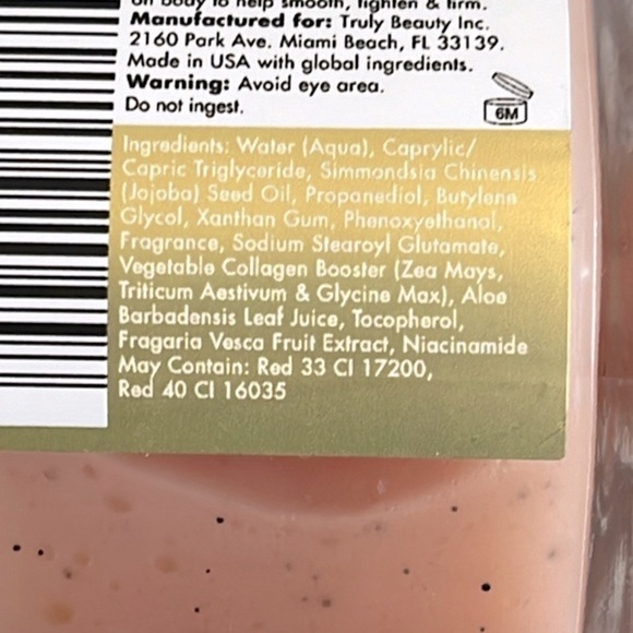 Brand New Truly Strawberry Glaze Glow Body Serum Vegan Clean Antioxidant Boost - Picture 4 of 11